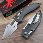 8.5'' New StoneWash M390 Blade Carbon Fibre Handle Survival Folding Tool VTF154
