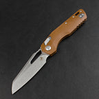 8.5'' New Stone Wash M390 Blade G10 Handle Camping Folding Pocket Tool VTF102