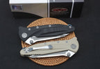 9" New Manual Folding Tool D2 Blade G10 Handle  Pocket Tool DF137