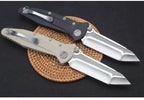 9" New Manual Folding Tool D2 Blade G10 Handle  Pocket Tool DF137
