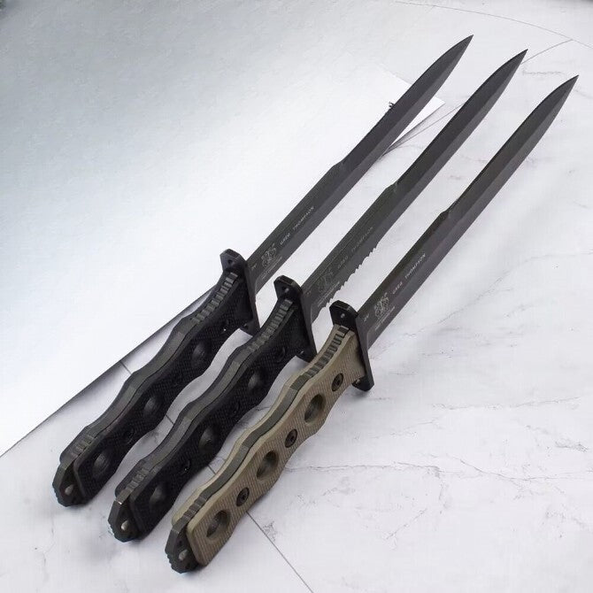 11.5'' New Double Edge CPM-3V Blade Nylon Glass Fiber Handle Hunting Knife VTH80