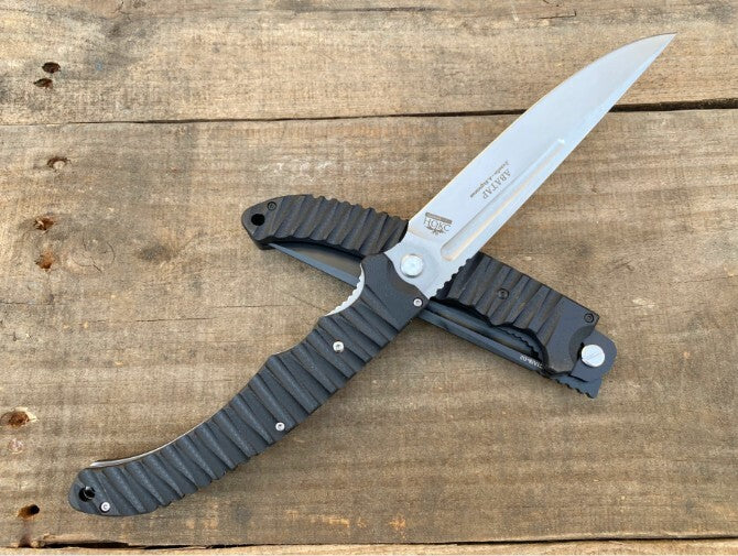 New Manual Folding Knife D2 Blade G10 Handle Pocket Knife DF49
