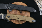 10'' New CNC Fast Opening 4MM Blade Aluminum Handle Pocket Folding Tool VTF01