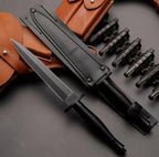 11''New Edge AUS-10 Blade Steel Handle  Survival Hunting Tool VTH88