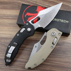 8.5'' New Stone Wash M390 Blade G10 Handle Survival Pocket Folding Tool VTF157