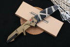 10'' New CNC Fast Opening 4MM Blade Aluminum Handle Pocket Folding Tool VTF01