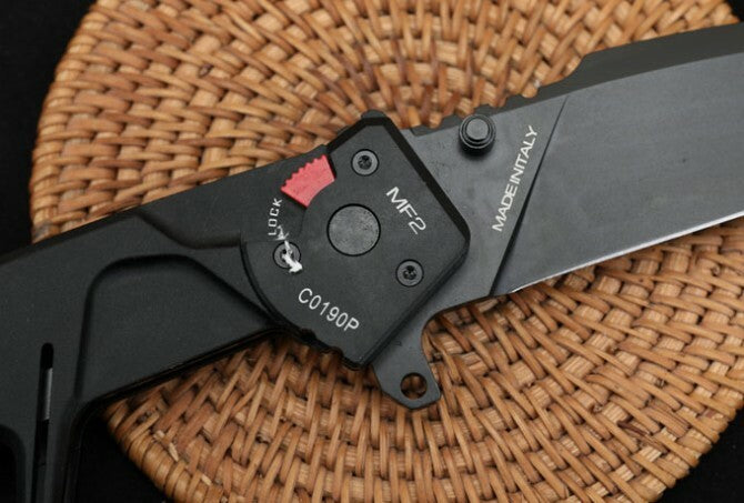 10'' New CNC Fast Opening 4MM Blade Aluminum Handle Pocket Folding Knife VTF01