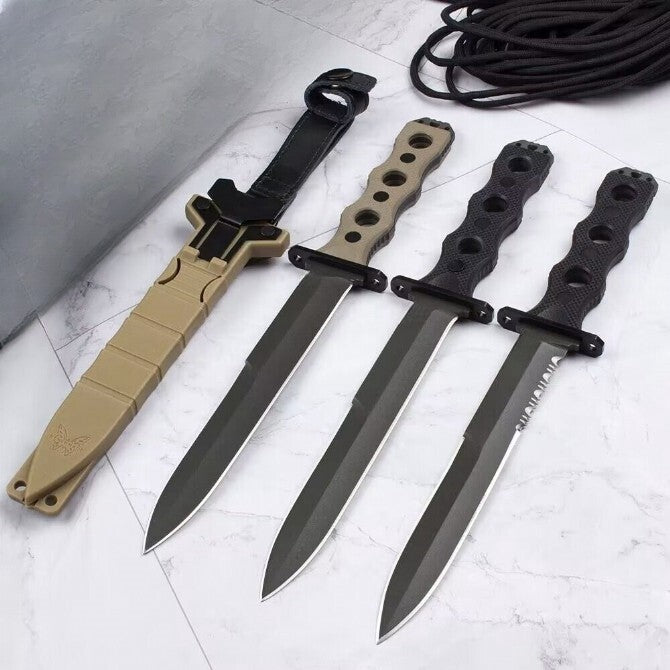 11.5'' New Double Edge CPM-3V Blade Nylon Glass Fiber Handle Hunting Knife VTH80