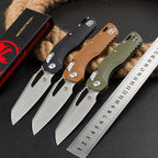 8.5'' New Stone Wash M390 Blade G10 Handle Camping Folding Pocket Tool VTF102