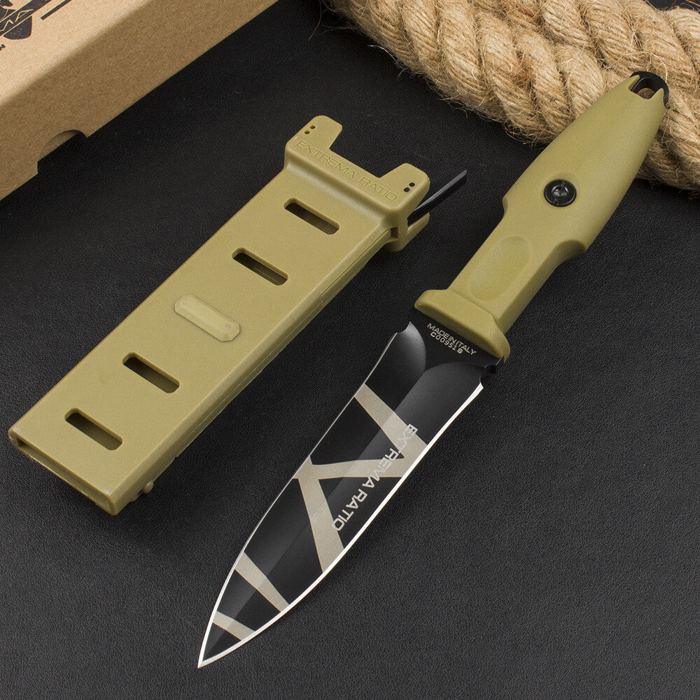 9.5'' New Double Edge N690 Blade G10 Handle Tactics Survival Hunting Knife VTH45