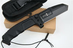 10'' New N690 Steel 5MM Blade T6061 Aluminum Handle Camping Folding Tool VTF08