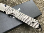7'' New Damascus Blade Sebenza 21 Style Full T4C Handle Folding Tool DF05M