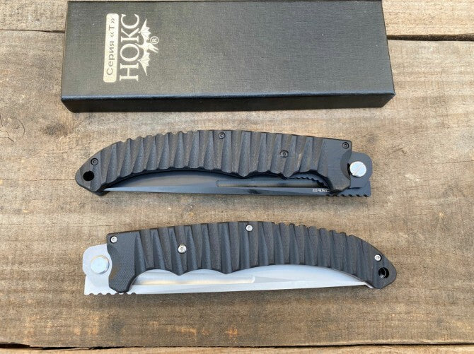 New Manual Folding Knife D2 Blade G10 Handle Pocket Knife DF49