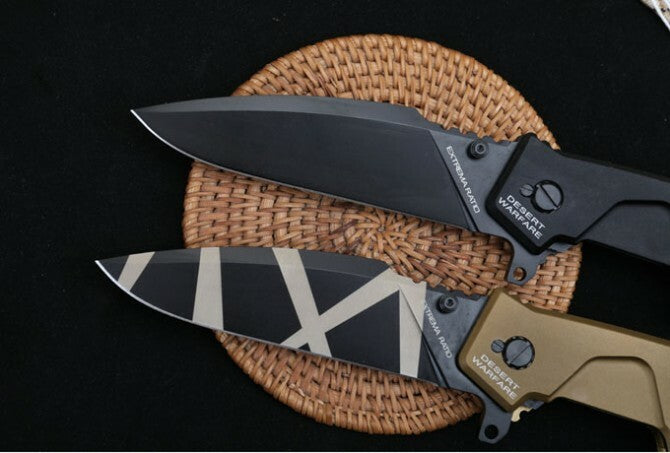 10'' New CNC Fast Opening 4MM Blade Aluminum Handle Pocket Folding Knife VTF01