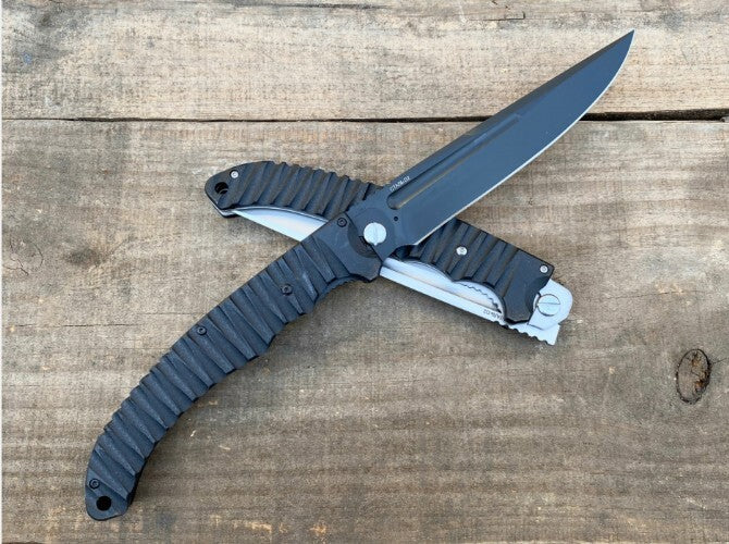 New Manual Folding Knife D2 Blade G10 Handle Pocket Knife DF49