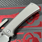 7'' New Folding Tool M390 Blade Full T4C Titanium Handle  Camping Tool VTF95