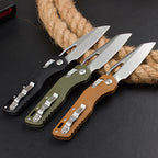 8.5'' New Stone Wash M390 Blade G10 Handle Camping Folding Pocket Tool VTF102