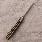8''New VG10 Blade TC4 Inlay Carbon Fiber Handle CampingFolding Tool VTF189