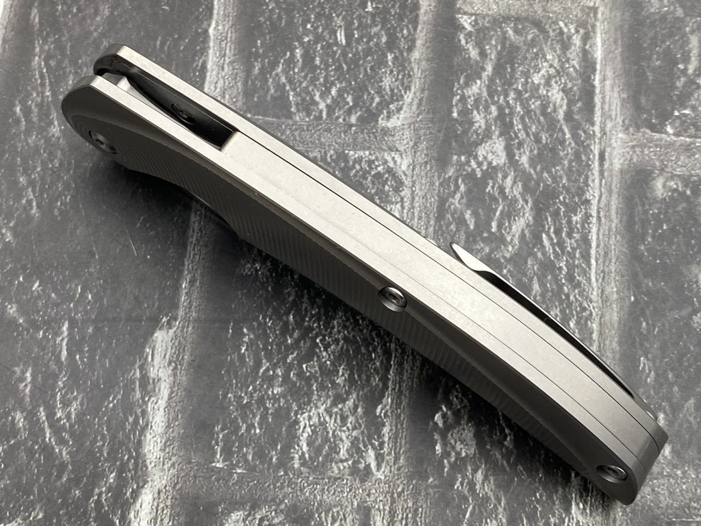 TwoSun TS455 Folding Knife – 14C28N Blade TC4 Titanium Handle