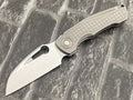 Twosun TS559 Titanium Folding Knife – 14C28N Stonewash Blade