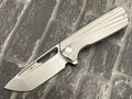 TwoSun TS490 Folding Knife – 14C28N Blade Titanium Handle