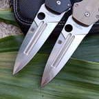 Folding Pocket Knife D2 Steel Blade G10 Handle Ball Bearing System EDC Knife C125GP