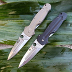 Folding Pocket Knife D2 Steel Blade G10 Handle Ball Bearing System EDC Knife C125GP