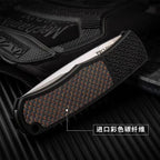 PROTECH Magic BR-1 | 154CM Steel Side-Opening  Tool | Colored Carbon Fiber & Aircraft Aluminum Handle