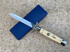 10'' New 440C Blade Acrylic Handle Lockback s Folding Pocket Tool VTF28