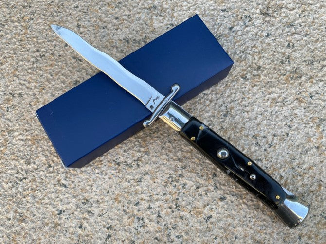 10'' New 440C Blade Acrylic Handle Lockback Tactics Folding Pocket Knife VTF28