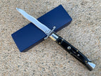 10'' New 440C Blade Acrylic Handle Lockback s Folding Pocket Tool VTF28