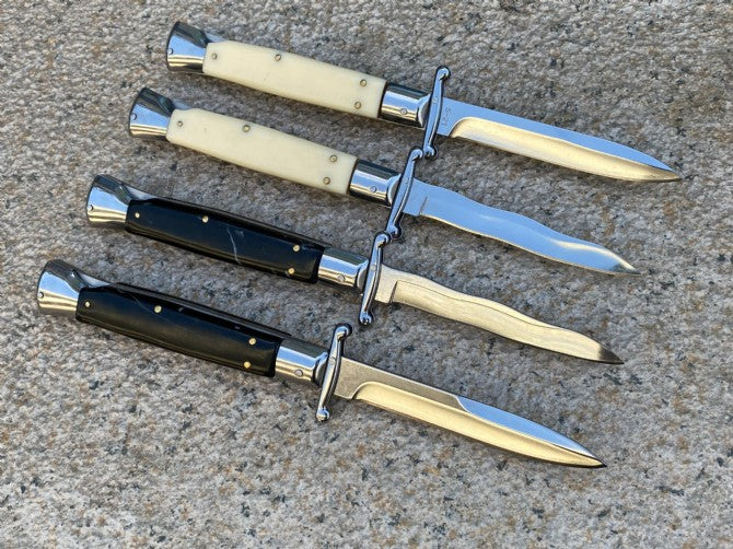 10'' New 440C Blade Acrylic Handle Lockback Tactics Folding Pocket Knife VTF28