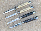 10'' New 440C Blade Acrylic Handle Lockback s Folding Pocket Tool VTF28