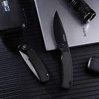 PROTECH Magic BR-2 | 154CM Steel Side-Opening Tool | Carbon Fiber & Aircraft Aluminum Handle
