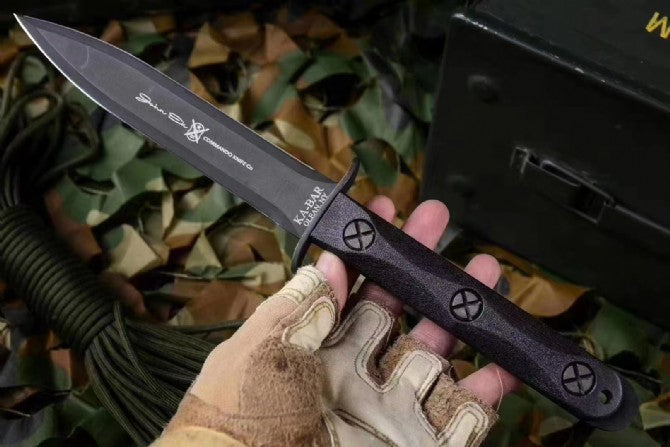 12'' New 1905 Steel Blade Fiberglass Handle Full Tang Tactics Hunting Knife EK44