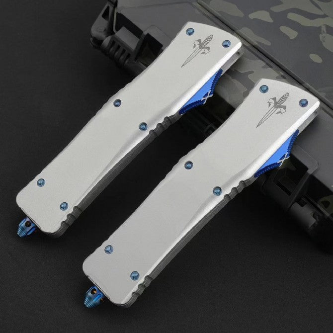 D2 Steel CNC Tactical Folding Knife – T6 Aviation Aluminum Handle