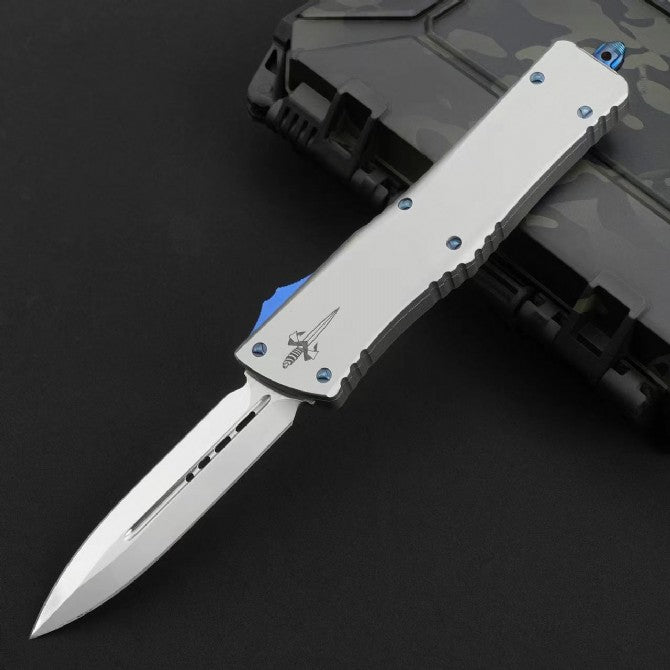 D2 Steel CNC Tactical Folding Knife – T6 Aviation Aluminum Handle