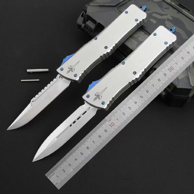 D2 Steel CNC Tactical Folding Knife – T6 Aviation Aluminum Handle