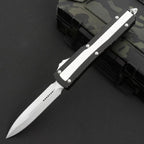 CNC Tactical OTF Knife – Button Lock, Anodized Aluminum Handle