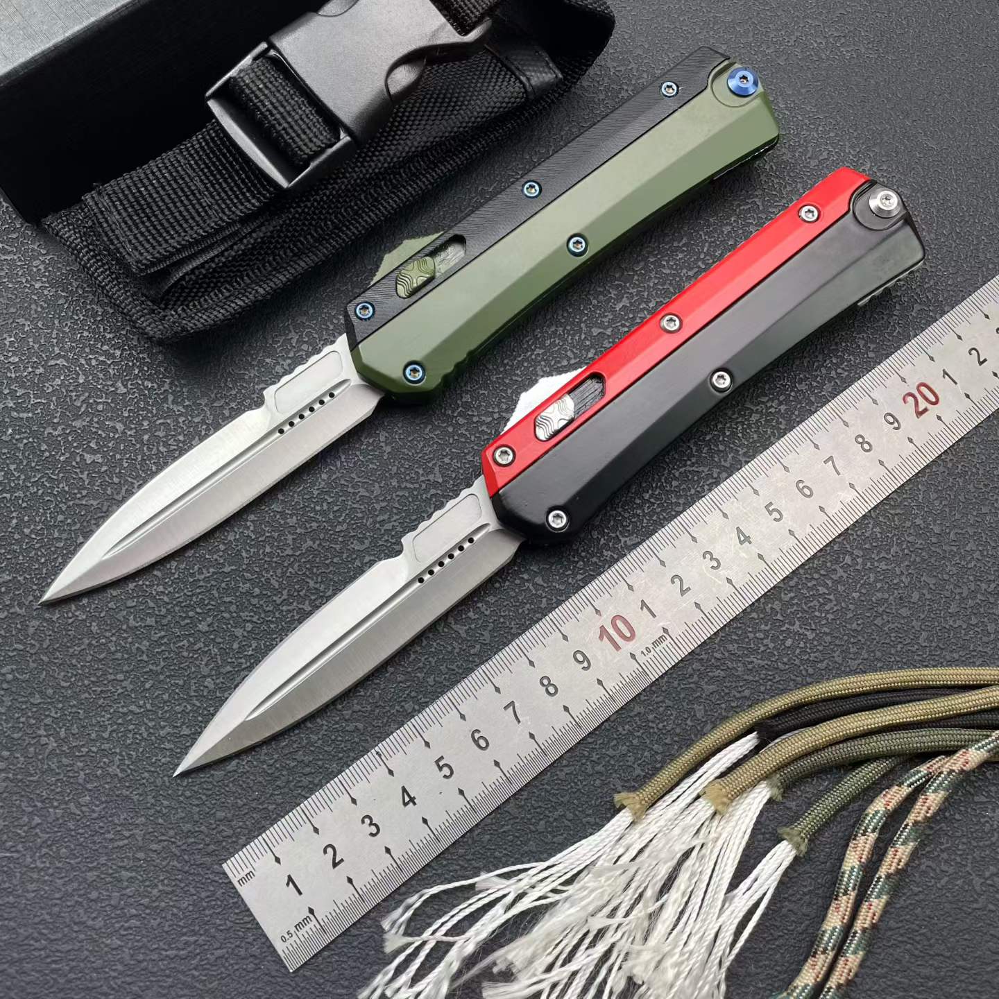 9'' New 8Cr14MoV Steel Blade Zinc Alloy Handle Pocket Camping Knife