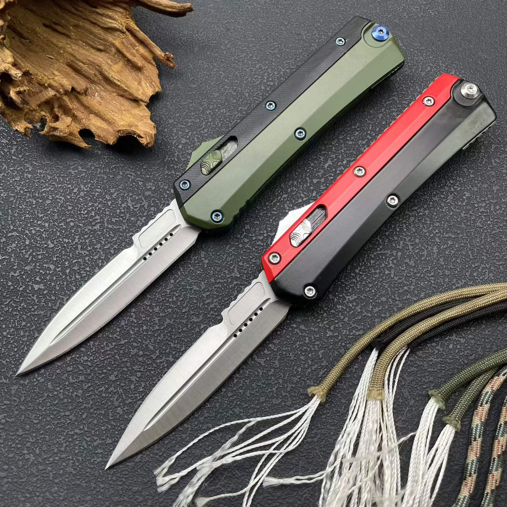 9'' New 8Cr14MoV Steel Blade Zinc Alloy Handle Pocket Camping Knife