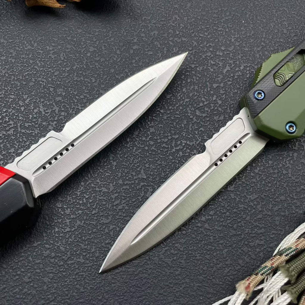 9'' New 8Cr14MoV Steel Blade Zinc Alloy Handle Pocket Camping Knife