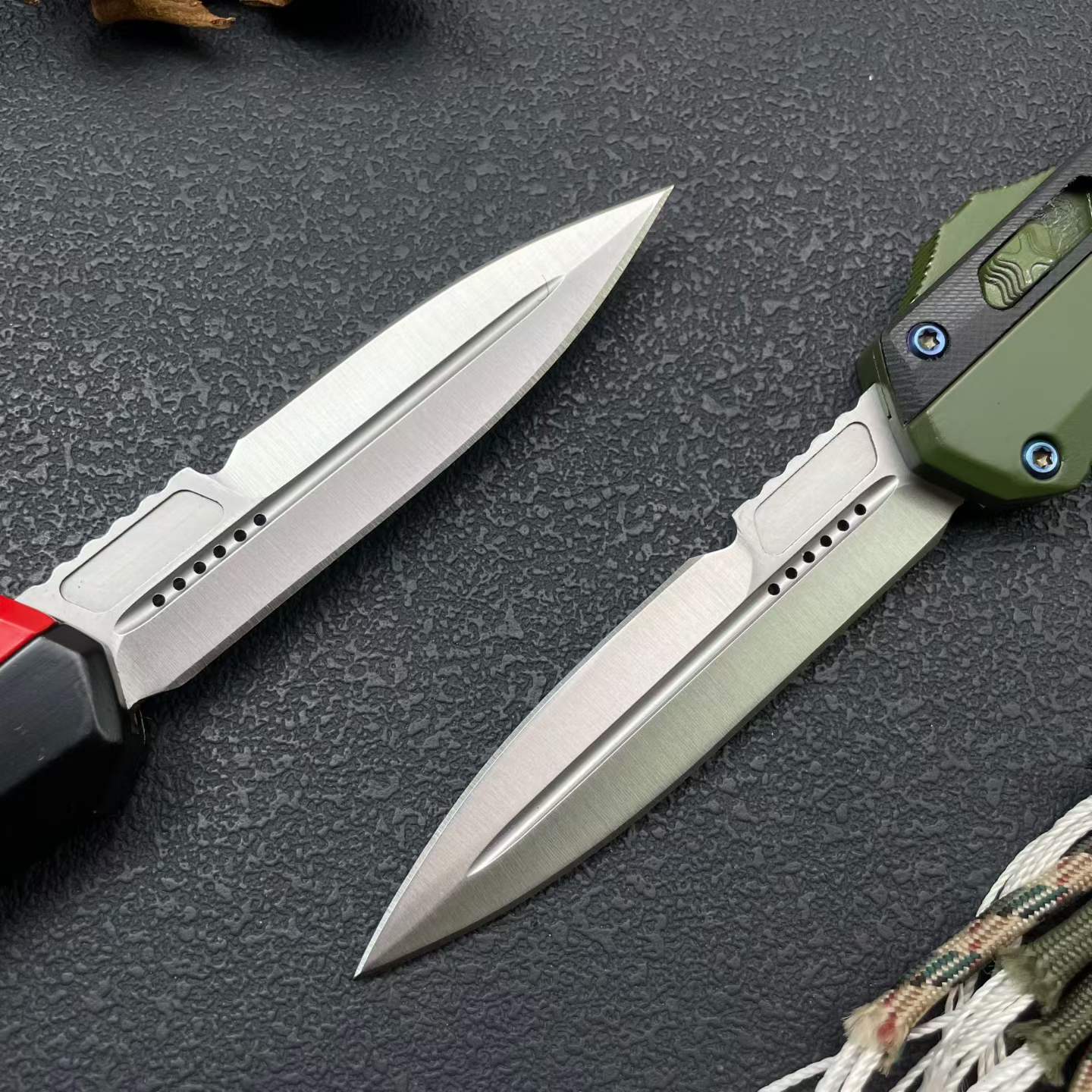 9'' New 8Cr14MoV Steel Blade Zinc Alloy Handle Pocket Camping Knife