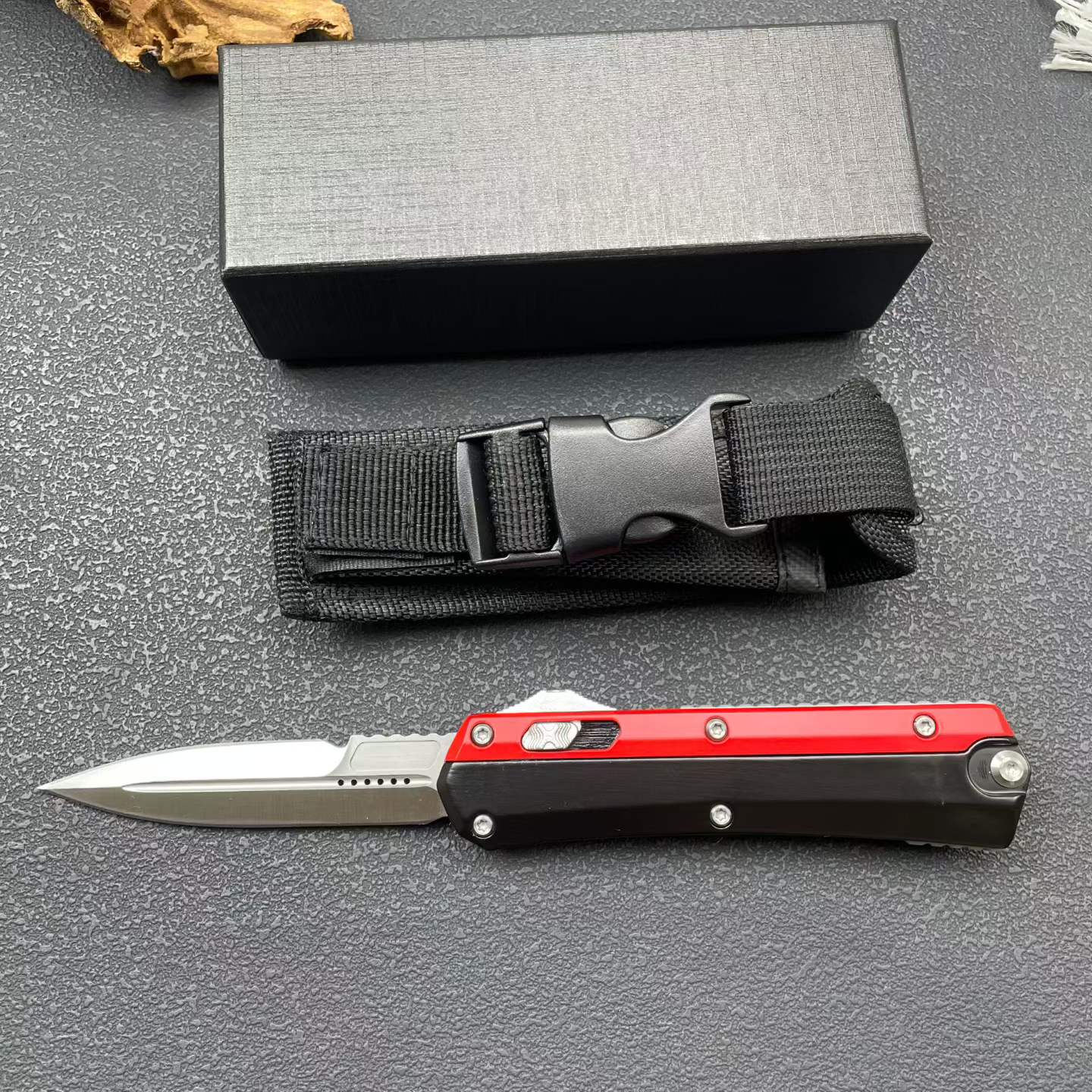 9'' New 8Cr14MoV Steel Blade Zinc Alloy Handle Pocket Camping Knife