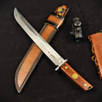 19'' New Fix Tool AUS-10 Stell Blade Sandalwood Handle Camping  Hunting Tool