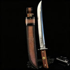 19'' New Fix Tool AUS-10 Stell Blade Sandalwood Handle Camping  Hunting Tool