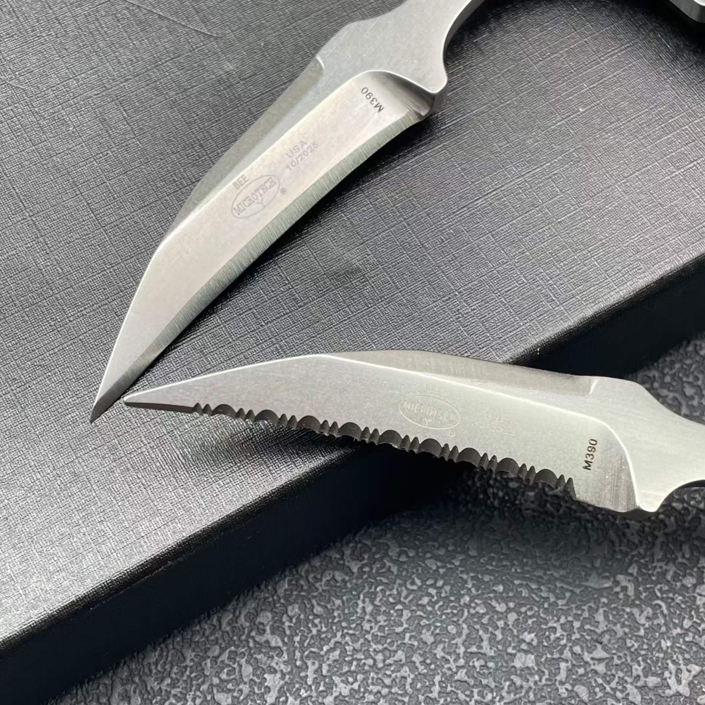 4.7'' New Fix Knife M390 Steel Blade  Full Tang G10 Handle Camping Hunting Knife