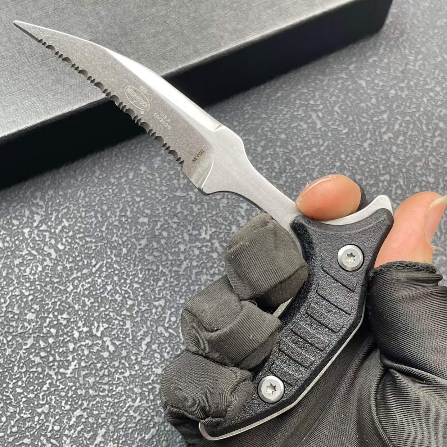 4.7'' New Fix Knife M390 Steel Blade  Full Tang G10 Handle Camping Hunting Knife
