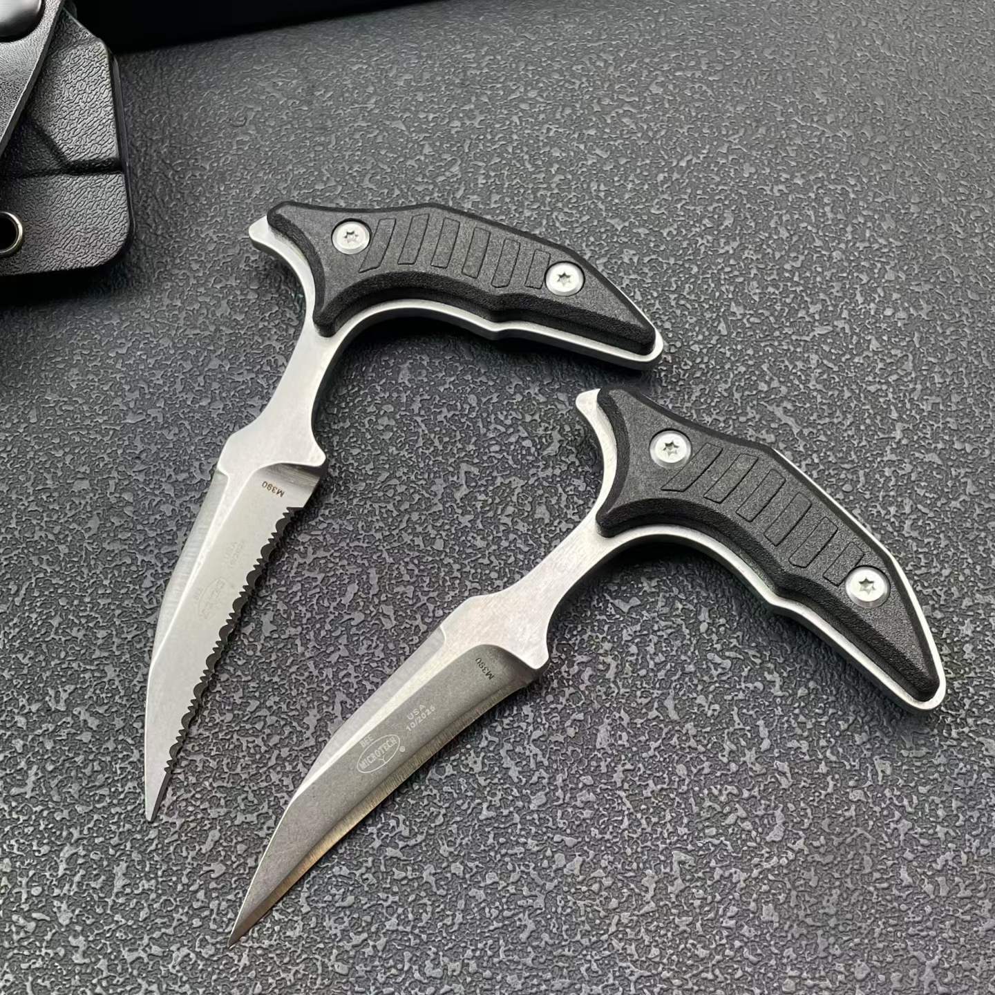 4.7'' New Fix Knife M390 Steel Blade  Full Tang G10 Handle Camping Hunting Knife