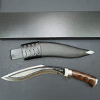 18‘’ New Fix Tool 9Cr18MoV Stainless Steel Blade Wood Handle Camping Hunting Tool